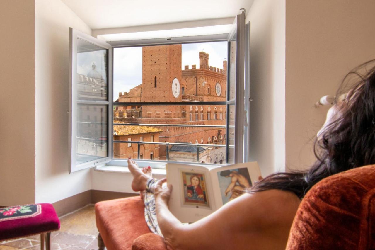 Palazzo Chigi Zondadari Leilighet Siena Eksteriør bilde